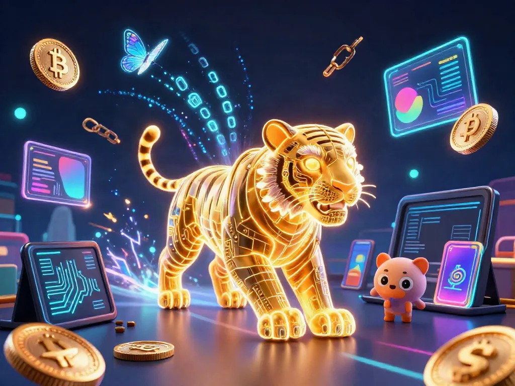 Experience the thrill of Yo88 with stunning digital imagery of a neon tiger in a vibrant casino setting.